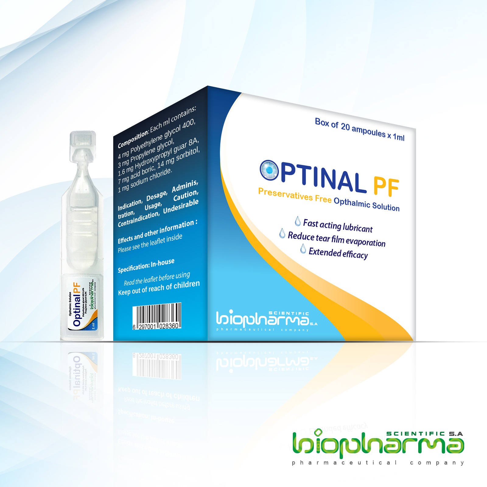 Optinal PF Eye drops (Preservatives Free)