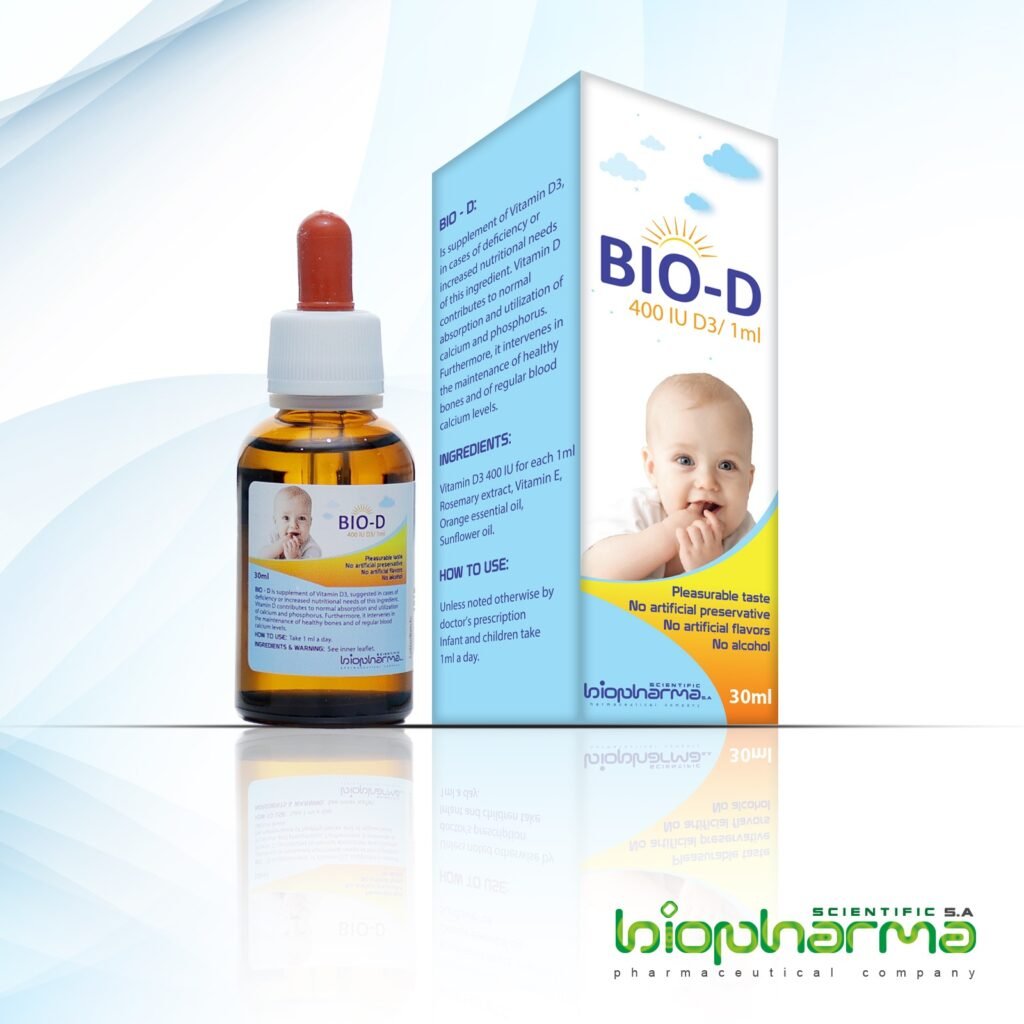 BIO-D (Vit. D3 400IU/1ml) – Biopharma SA