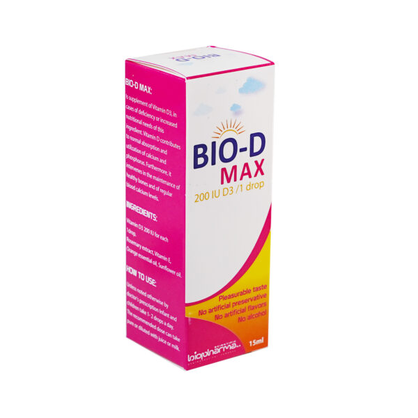 BIO-D Max (Drops) (Vit. D3 200IU/1drop)